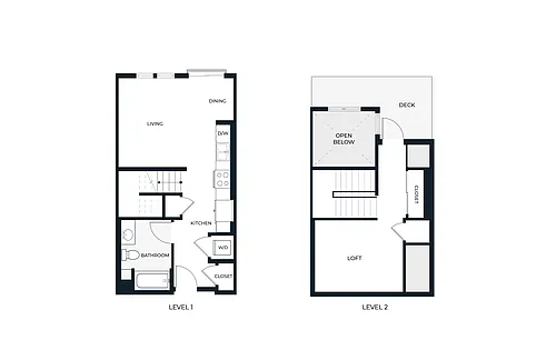 Floor plan Studio Loft S3L