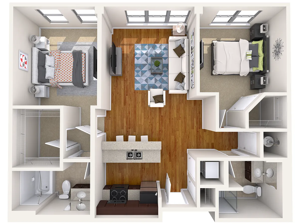 Floor plan Landing