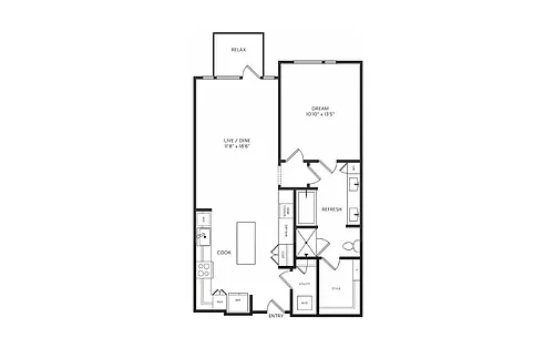 Floor plan 1AE