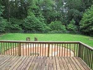 REAR DECK AND YARD VIEW