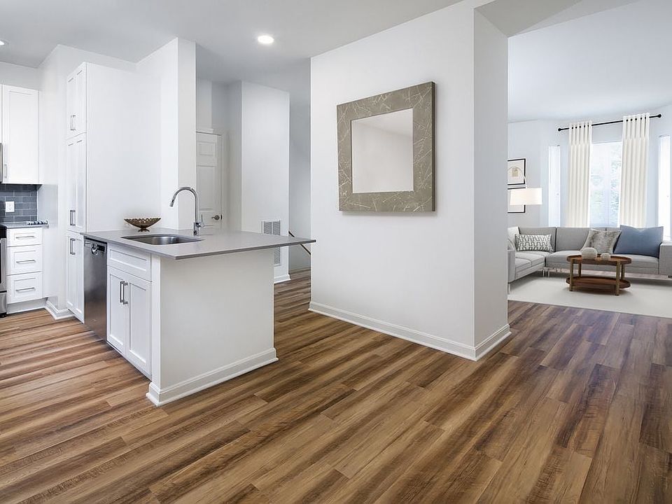 Kitchen and living area