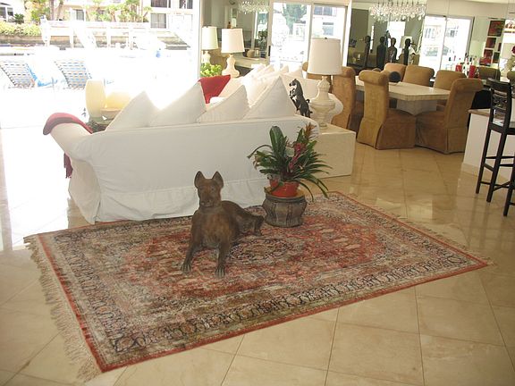 Living room and dinning area opens to channels
