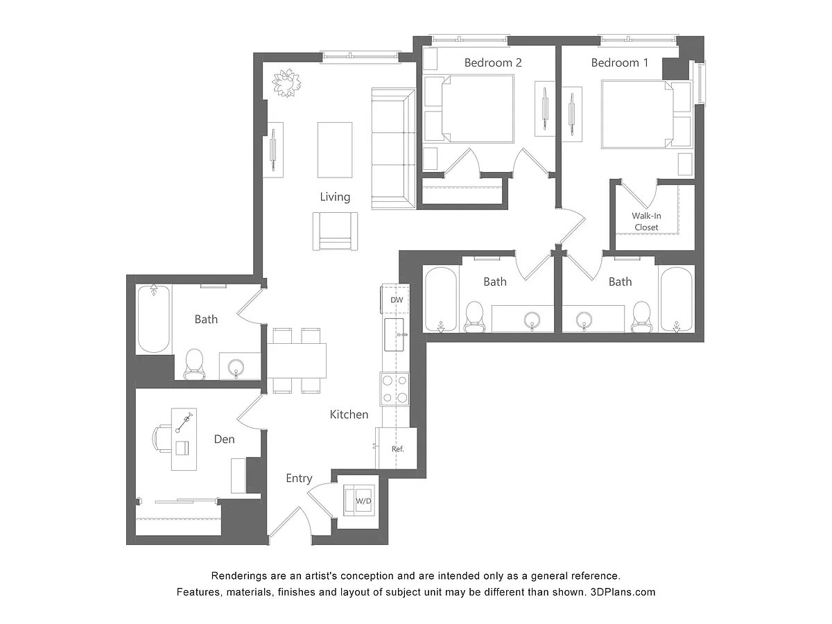 Floor plan C1 - 2
