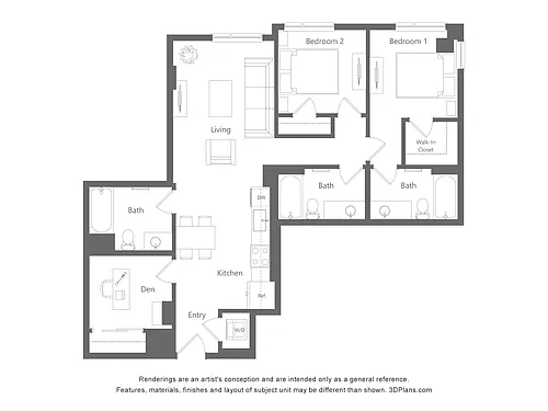Floor plan C1 - 2