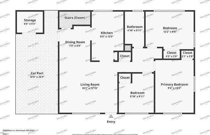 3 bed, 1.0 bath, 910 sqft, $1,430 — Photo 3