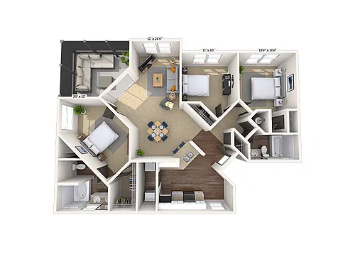 Floor plan Sand Key Light
