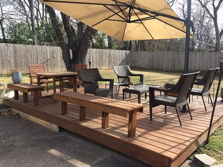 Social Deck in back yard