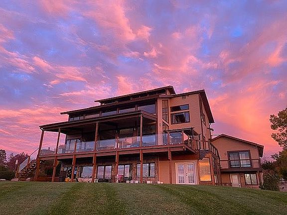 Back view of the house