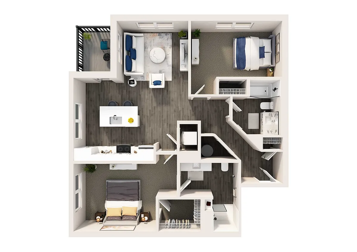 Floor plan The Keystone Terrace