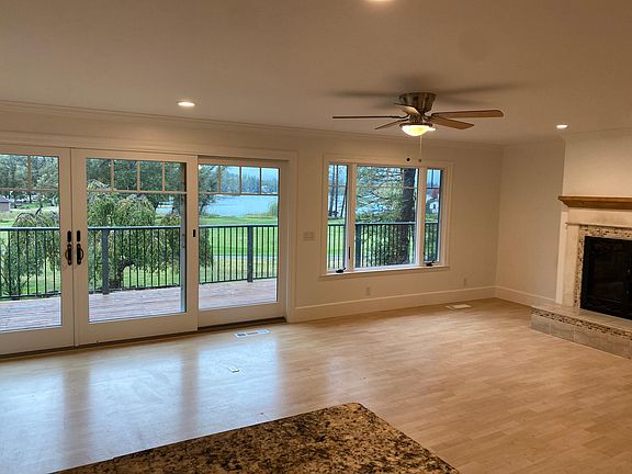 Sliding doors onto large deck