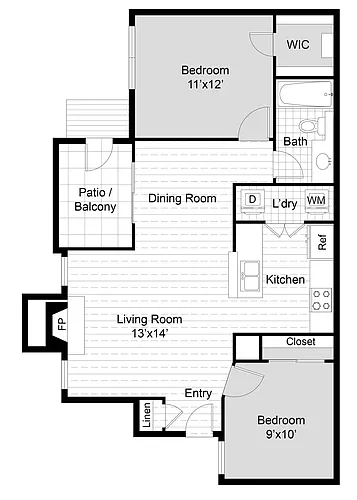 Floor plan Tiburon