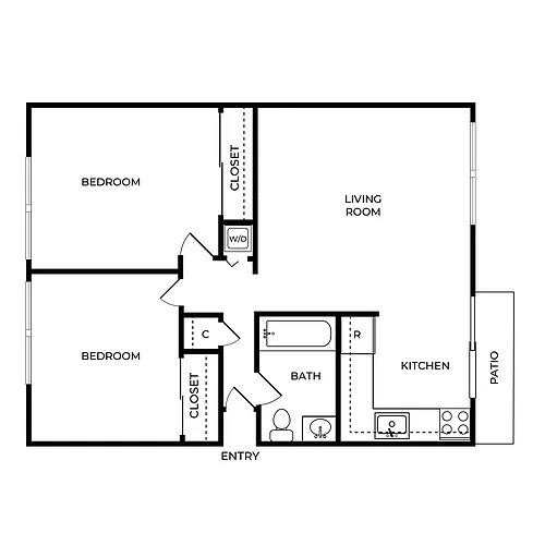 Floor plan Residence 5 Upgraded