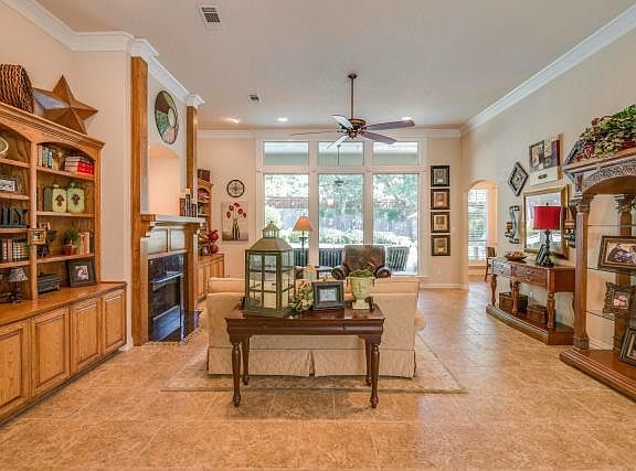 Formal Living : With Fire Place & 12 Foot Ceilings