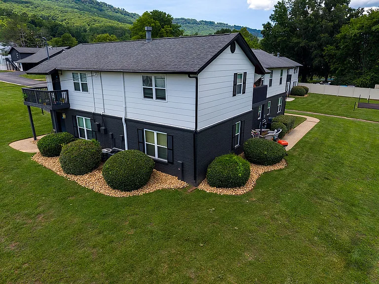 Building exterior and landscaping