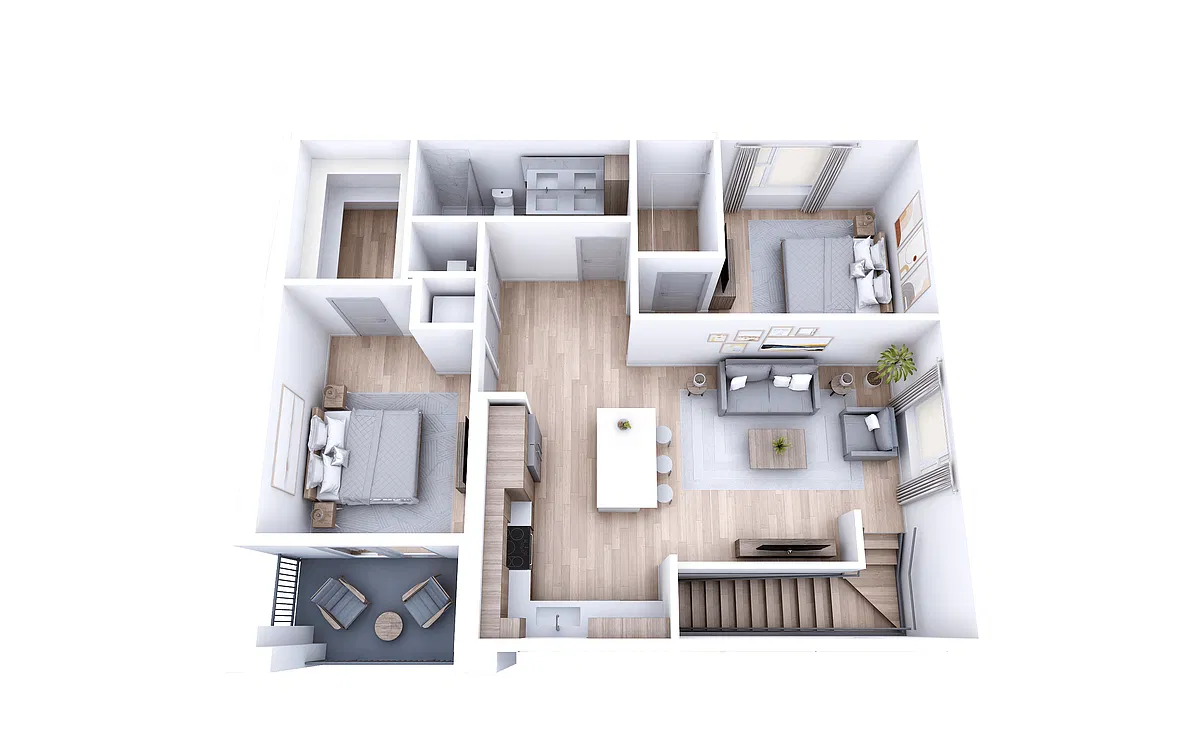 Floor plan B Carriage House