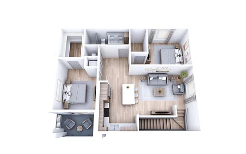Floor plan B Carriage House
