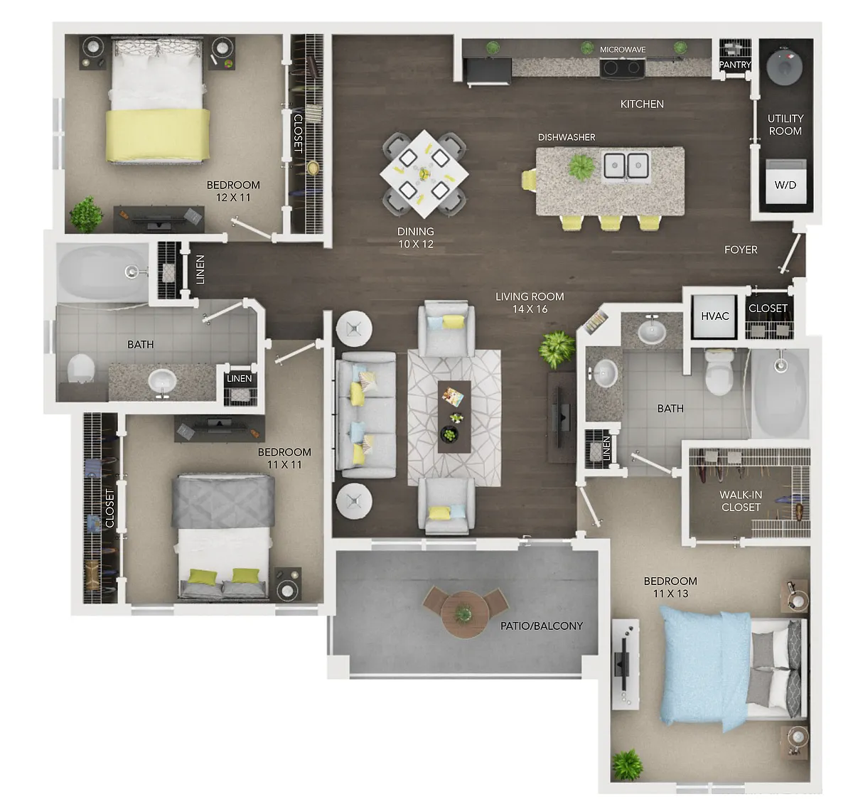 Floor plan D1