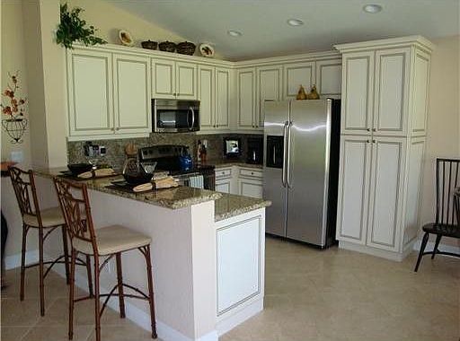 Kitchen offers granite counter tops, 42