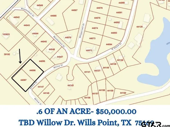 Willow Dr, Wills Pt, TX 75169