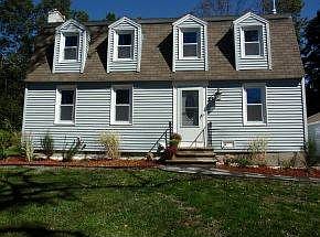 Landscaped front view