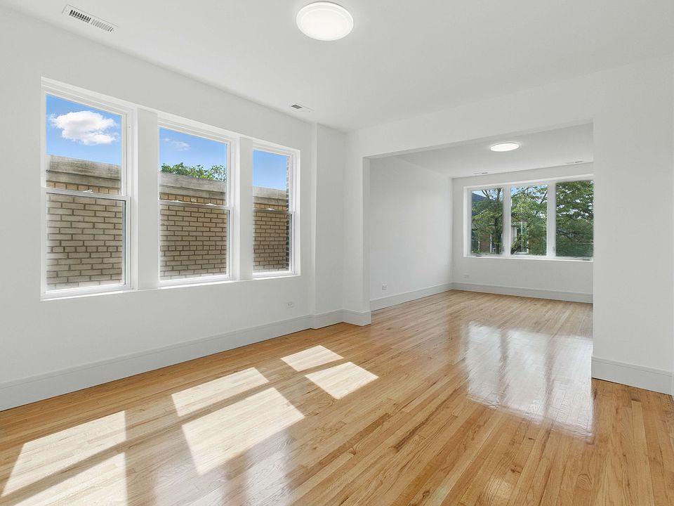 Full living room and dining room, top floor