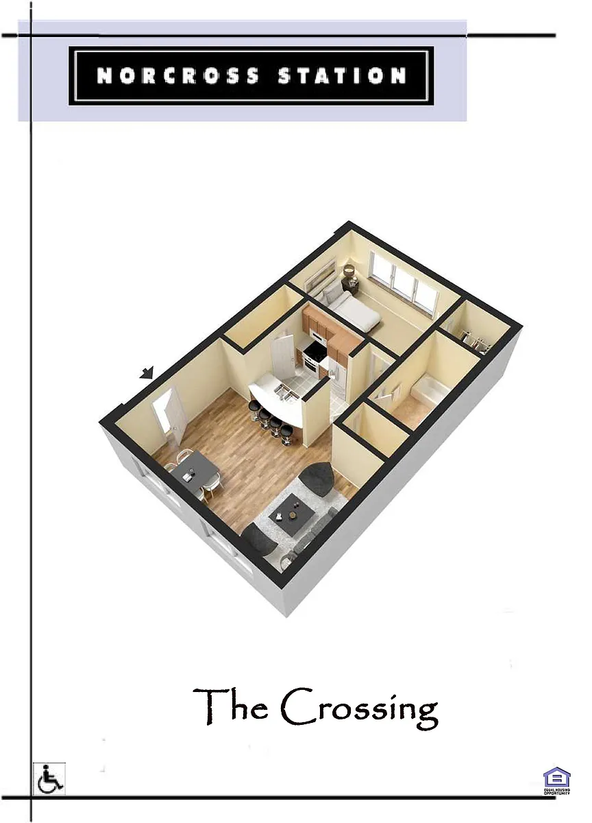 Floor plan The Crossing