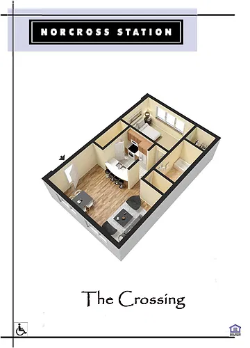 Floor plan The Crossing