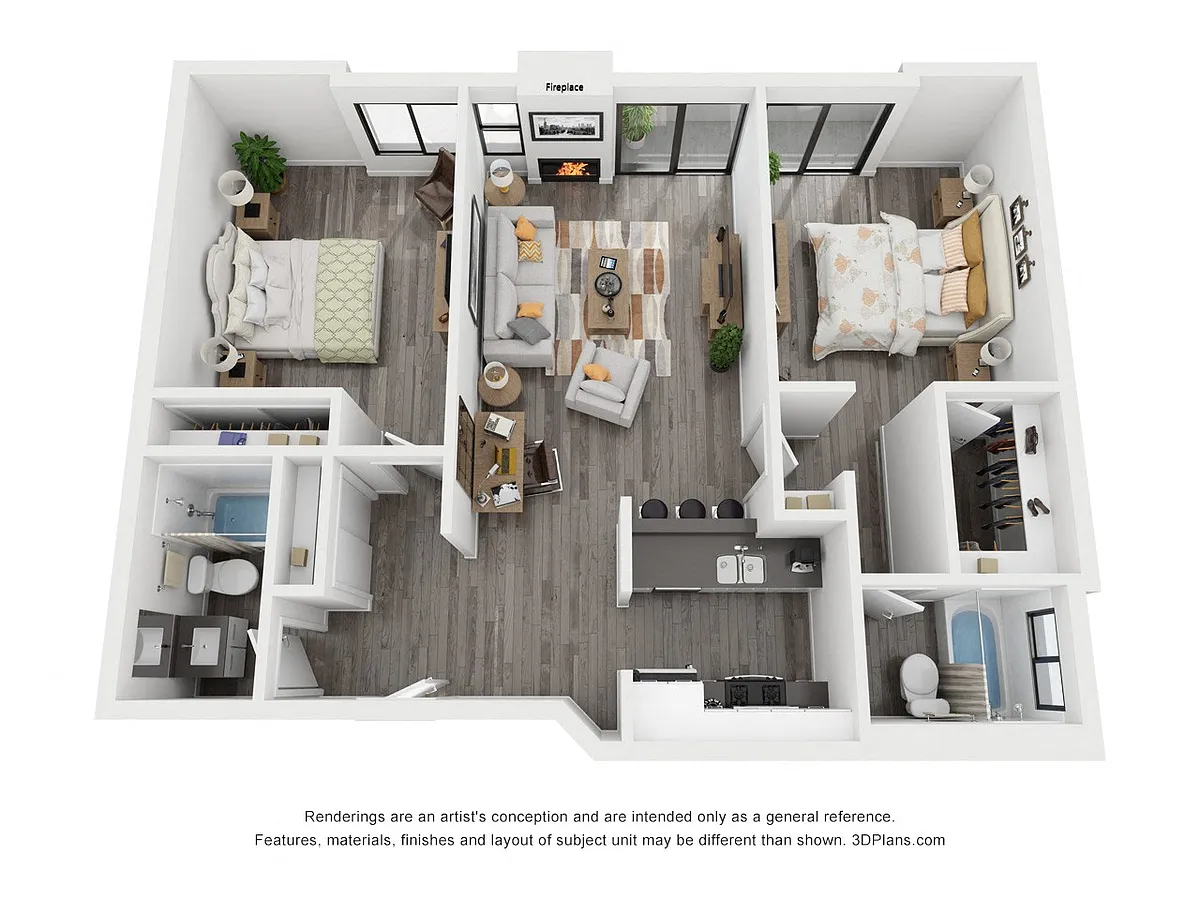 Floor plan 2X2
