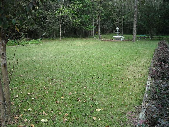 Huge private backyard