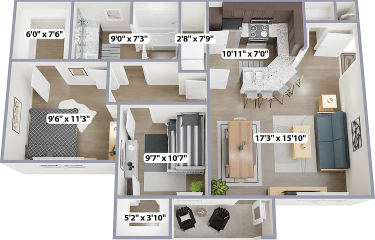 Villa Maria Floorplan Diagram