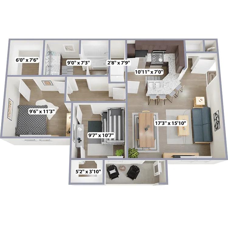 Floor plan Villa Maria