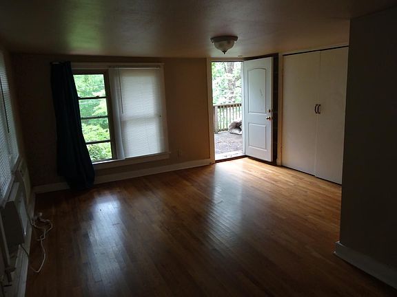 Bedroom with outside deck