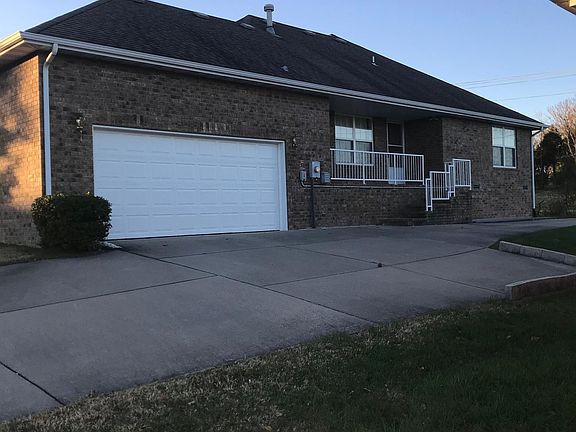 2 car garage and front porch