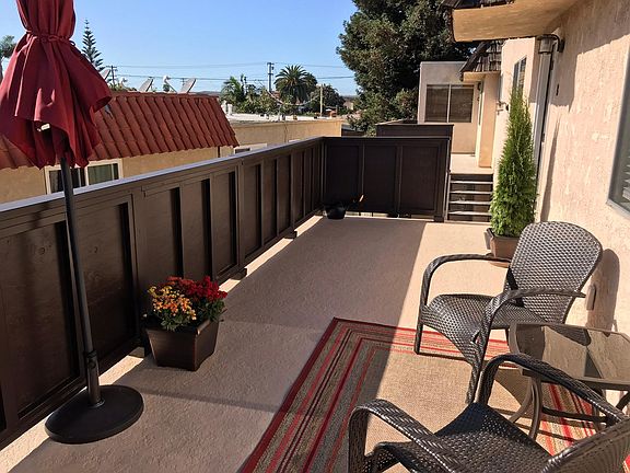 Large, private deck.