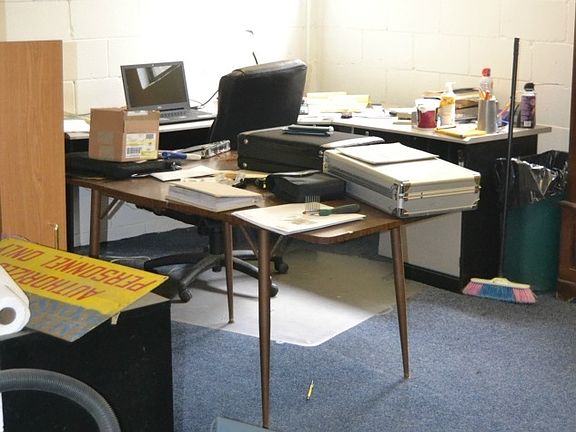 The front room in the basement has larger windows that allow plenty of natural light into the space.