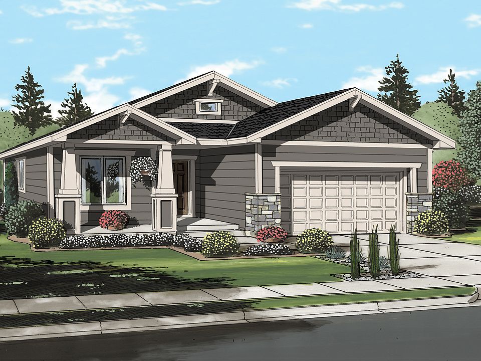 2-Car with stone and siding