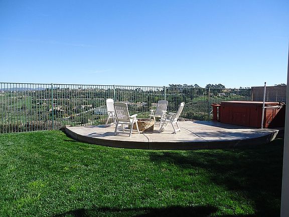 View deck with hot tub