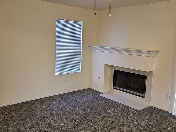 Family room with gas fireplace