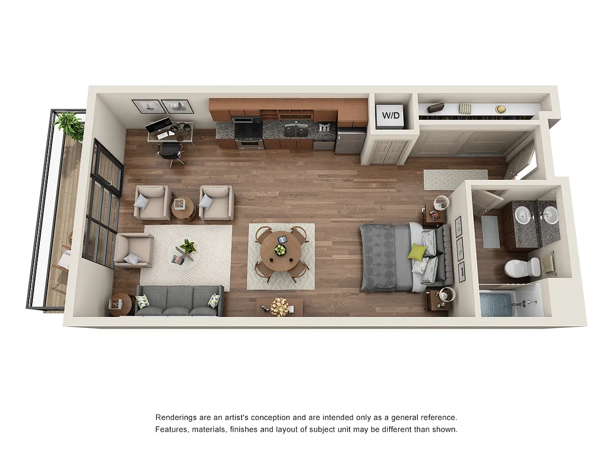 Floor plan Studio