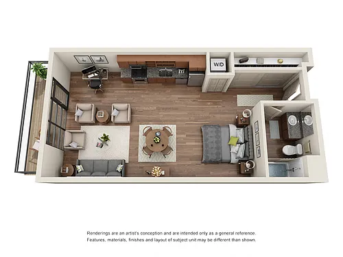 Floor plan Studio
