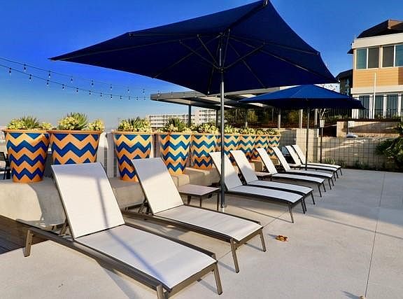 Private pool lounge chairs