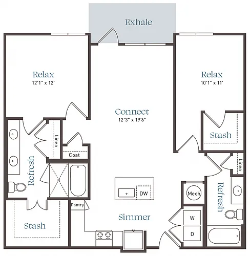 Floor plan B3