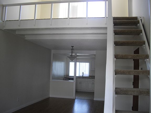 stairs to loft from living room