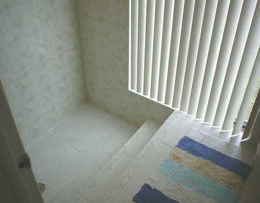 step down shower