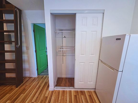 Generous closet with ample storage for all your belongings