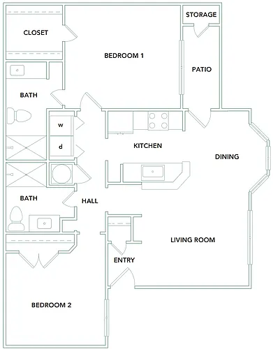 Floor plan B2
