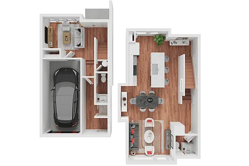 Floor plan End Unit _ North Building