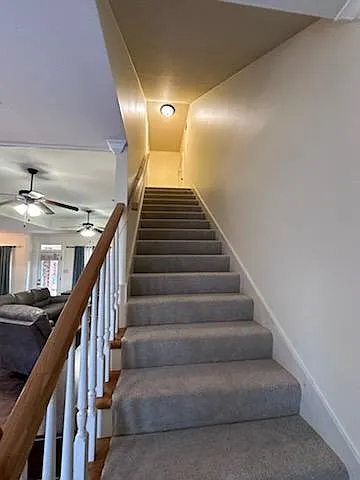 Stairway to Upper Living Area