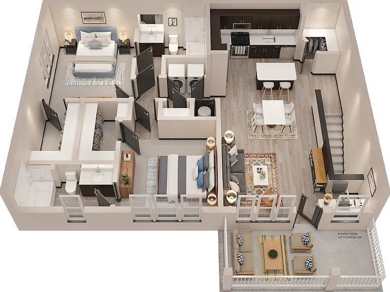 Retreat at Fremaux Town Center Apartments — Photo 51