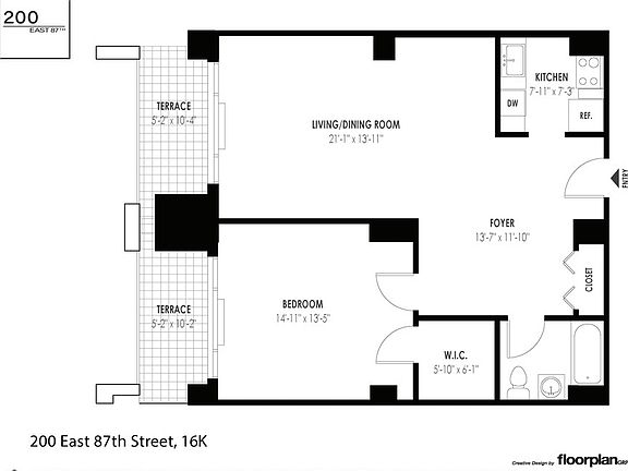 2nd image of 200 E 87th St APT 16K